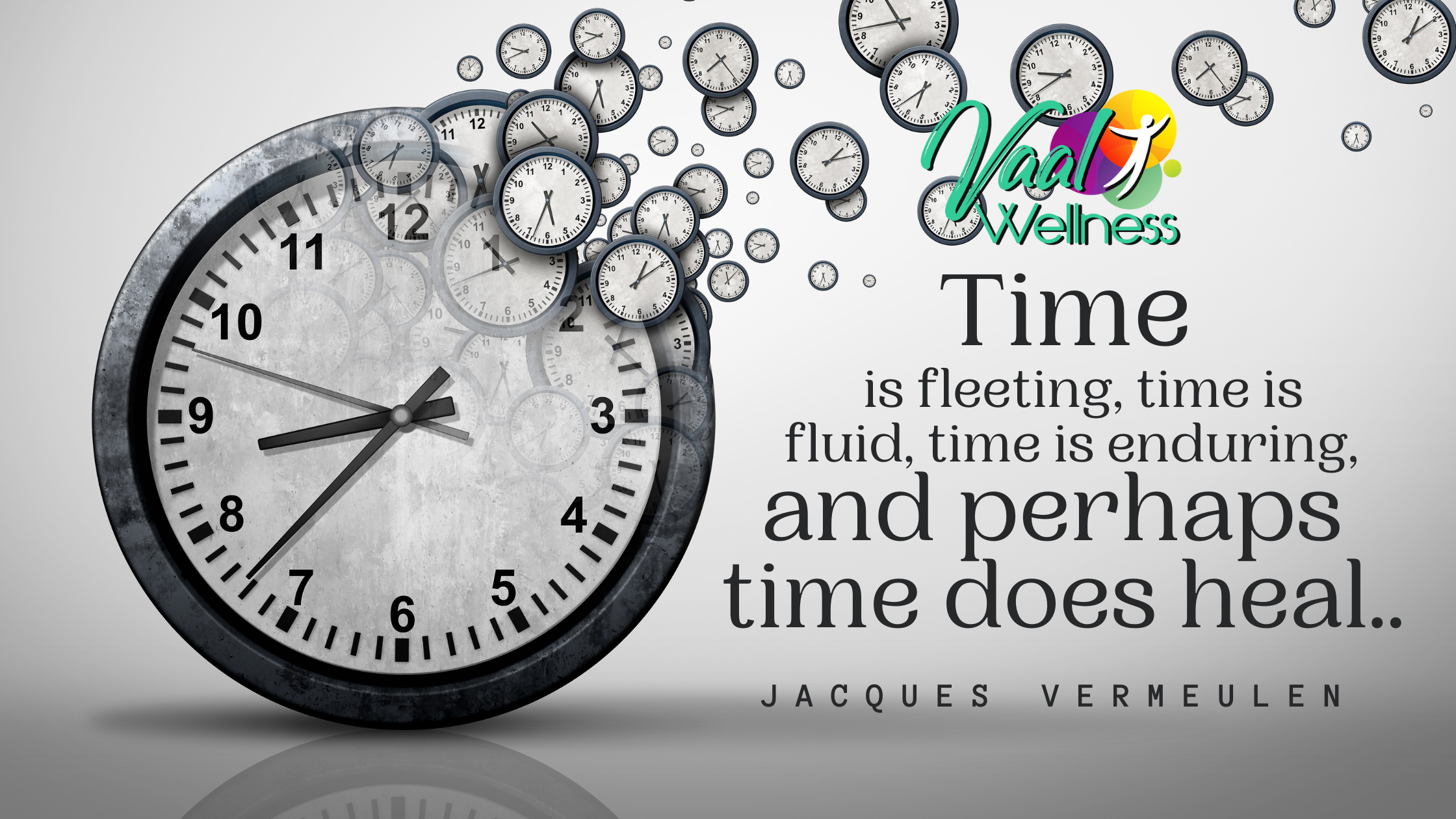Time is fleeting, time is fluid, time is enduring, and perhaps time does heal